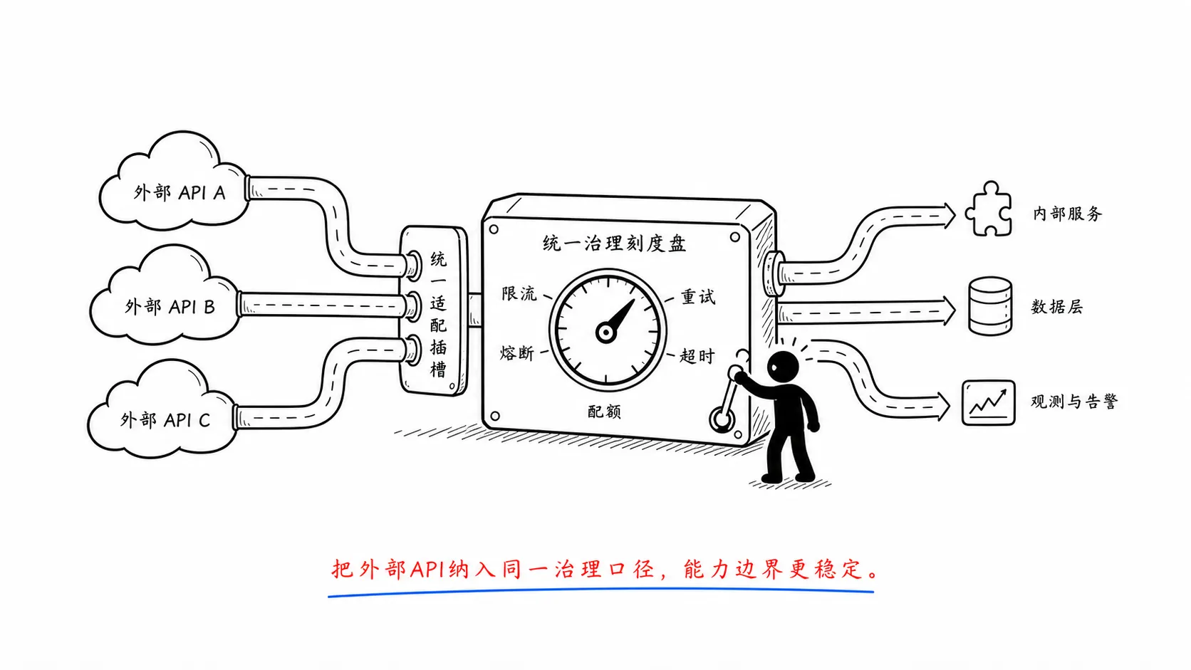 API 抽象为数据源